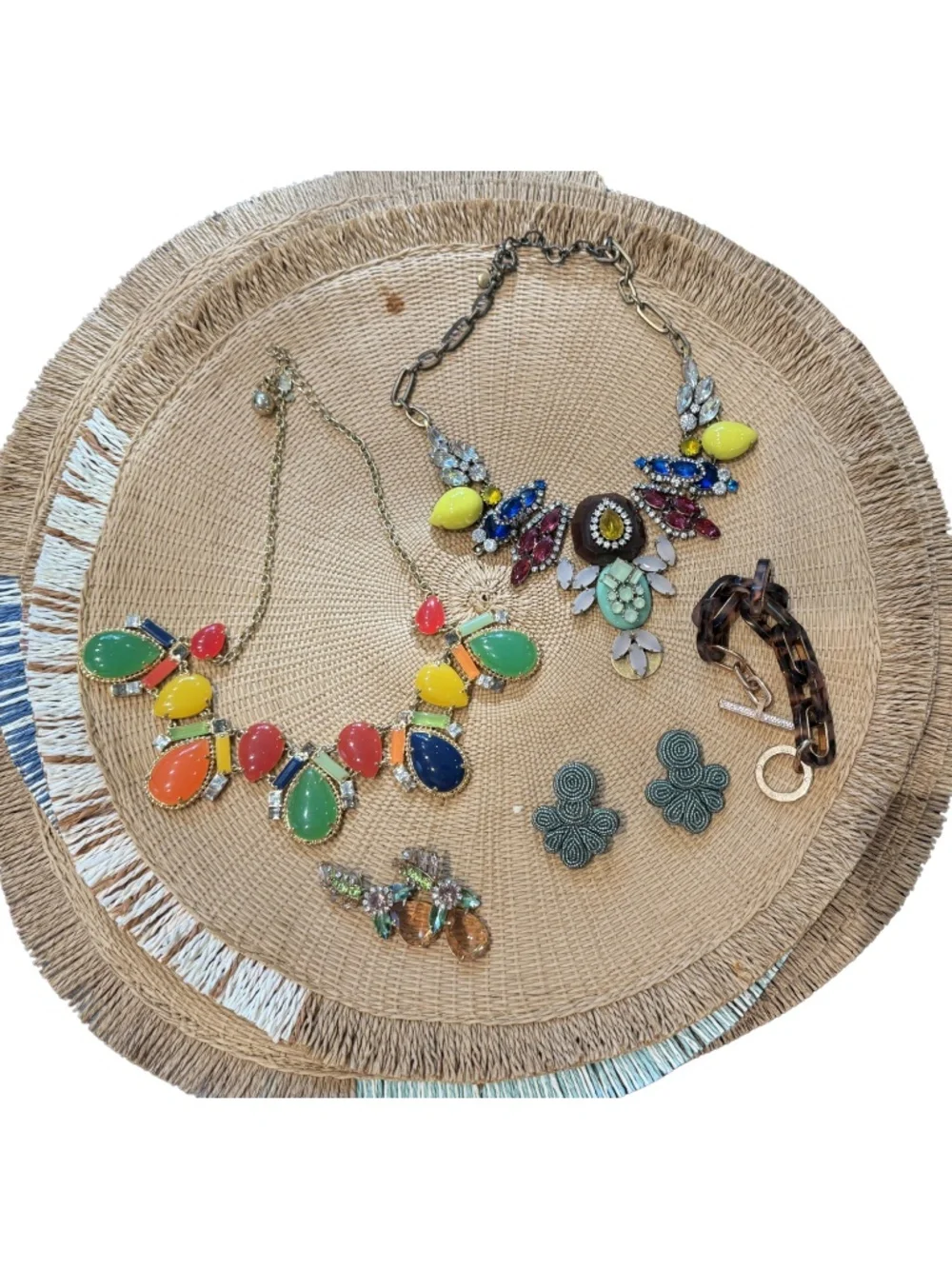 EUC J. Crew 2008-2016 necklaces earrings and bracelet